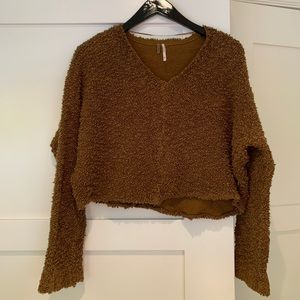 Free People Brown Sweater